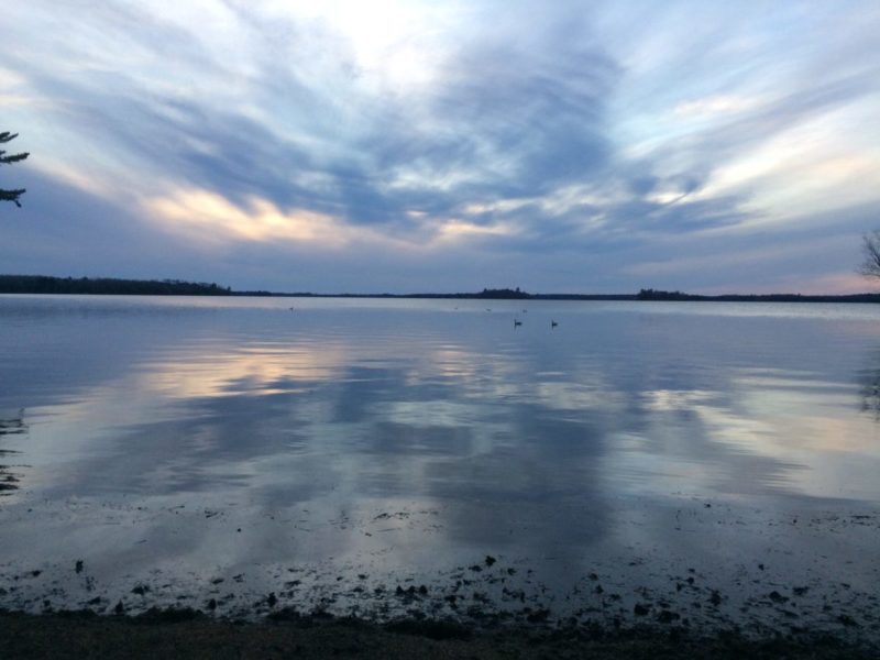 Open Water on Pelican Lake